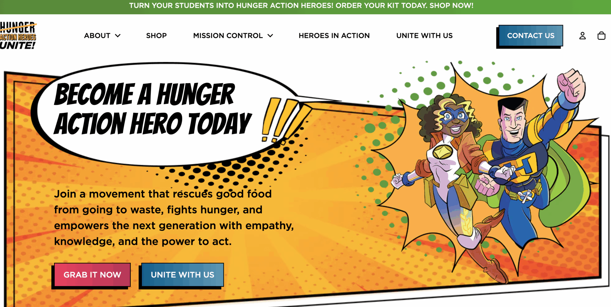 Turning Kids into Hunger Action Heroes - Food Bank News